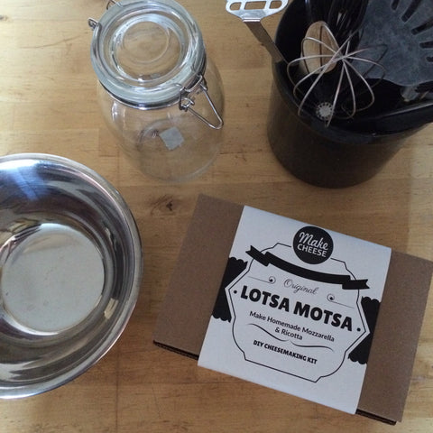 Lotsa Motsa Kit - Makes 30 Batches of Fresh Mozzarella and Ricotta